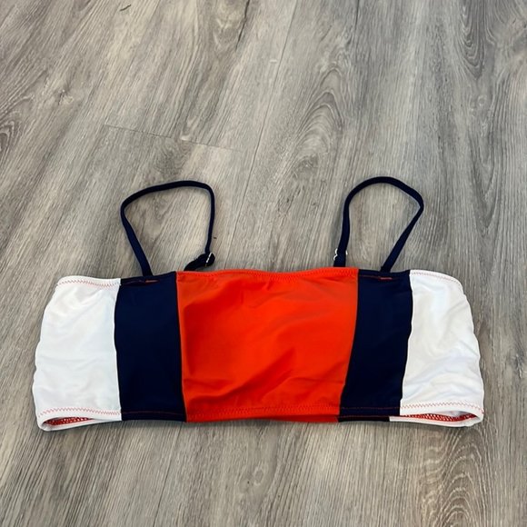 Cupshe red blue and white bikini top size XL NEW WITH TAGS